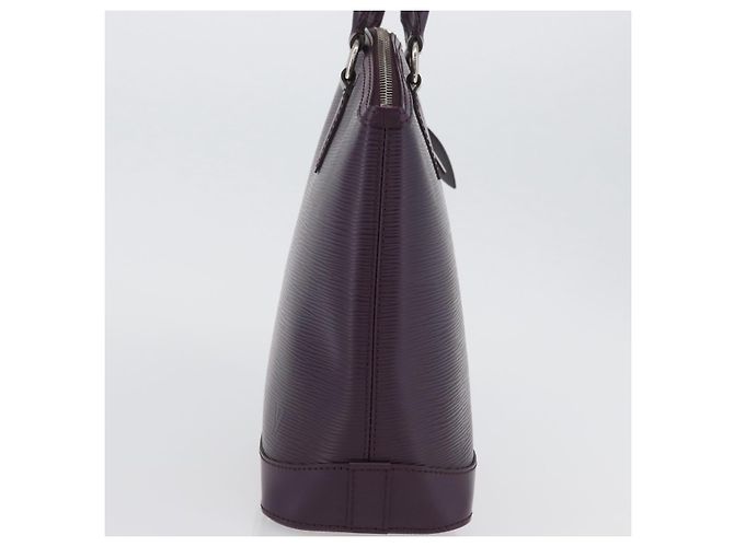 LOUIS VUITTON Borsa a Mano Epi Lockit PM Viola Cassis M4229K LV Auth LNZ463V Porpora Viola scuro - vista 3