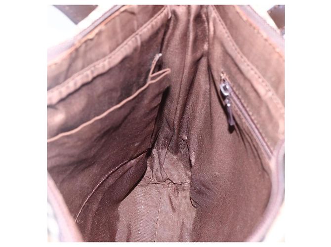 Sac à main en toile beige à motif Nova Check de BURBERRY, doré, authentique, référence bs33688 - vue 19