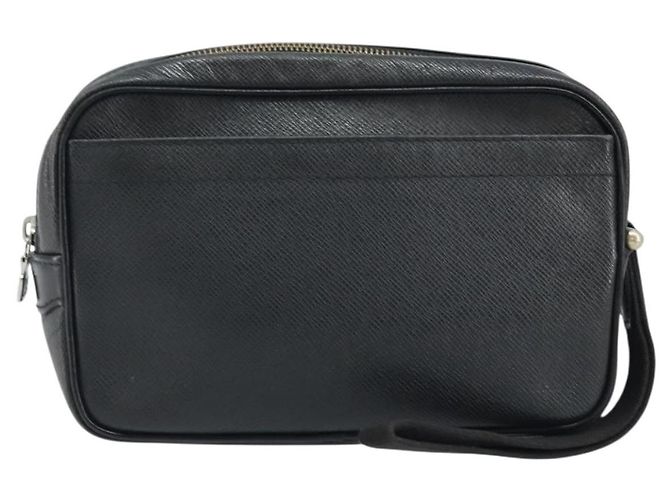 LOUIS VUITTON Taiga Karga Clutch Bag Ardoise M30812 LV Auth ka2832 Grigio - vista 13