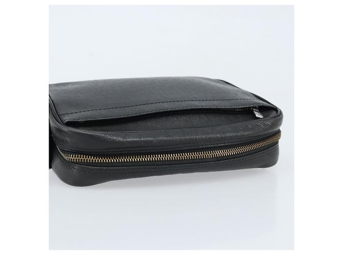 LOUIS VUITTON Taiga Karga Clutch Bag Ardoise M30812 LV Auth ka2832 Grigio - vista 5