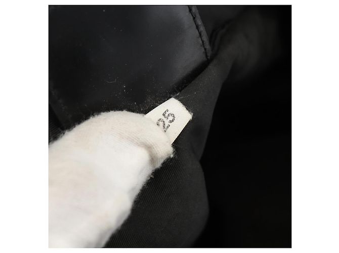 Borsa a Spalla PRADA Nylon Nero Argento Autentica 172683 - vista 12