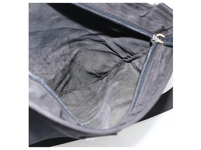 Borsa a Spalla PRADA Nylon Nero Argento Autentica 172683 - vista 19