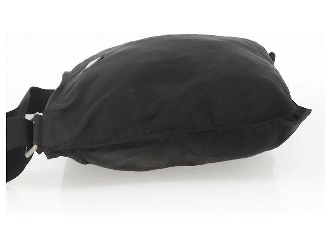 Borsa a Spalla PRADA Nylon Nero Argento Autentica 172683 - vista 3