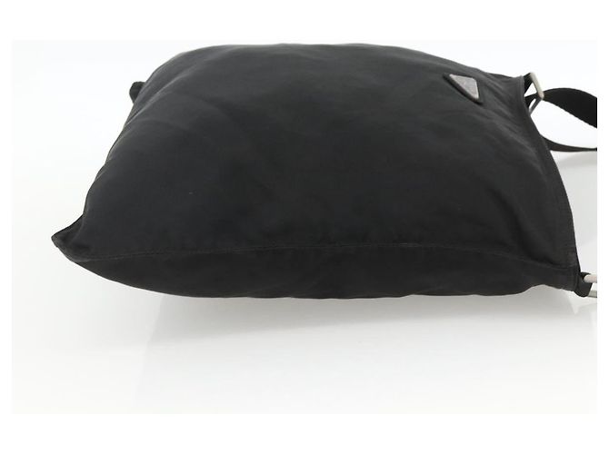 Borsa a Spalla PRADA Nylon Nero Argento Autentica 172683 - vista 4