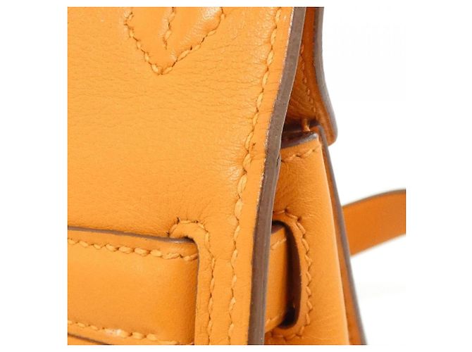Hermès Jypsiere Schultertasche Orange - Ansicht 8