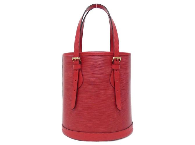 Borsa a mano Petite Bucket Epi Louis Vuitton Rosso - vista 2