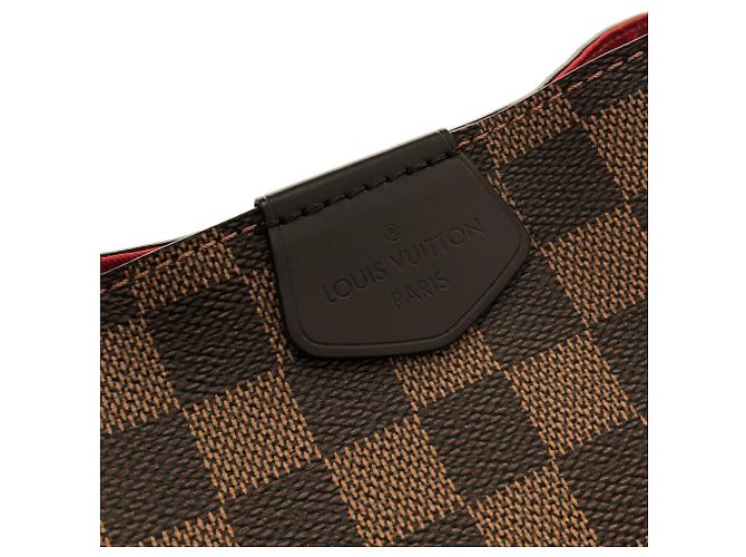 Borsa a Spalla Damier Graceful PM Louis Vuitton Marrone - vista 4