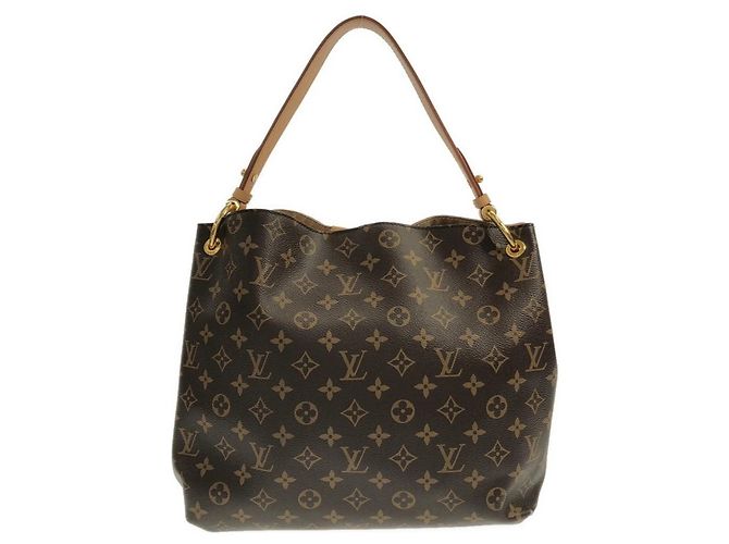 Borsa a Spalla Graceful PM Monogramma Louis Vuitton Marrone Beige - vista 2