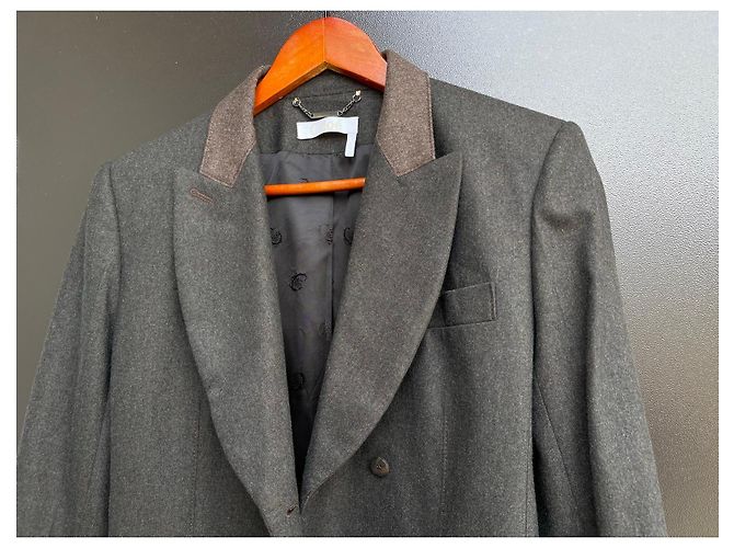 Chloé Wollmischung Blazer Grau - Ansicht 2