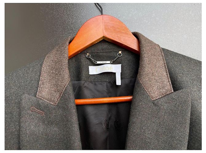 Chloé Wollmischung Blazer Grau - Ansicht 3