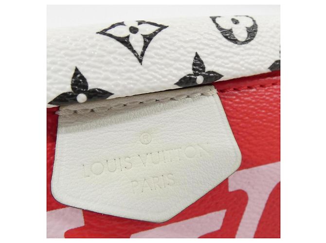 Bumbag Borsa a Spalla Monogram Giant di Louis Vuitton Rosso - vista 4