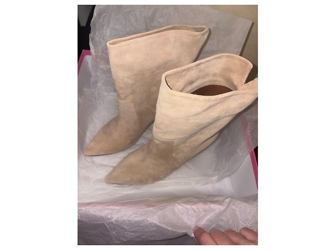 Botines de ante Paris Texas 85 Beige - vista 12