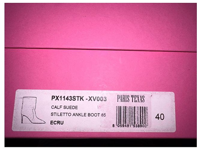 Botines de ante Paris Texas 85 Beige - vista 5