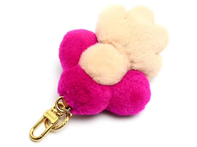 Portachiavi Vivienne Vison Louis Vuitton Rosa Beige - vista 4