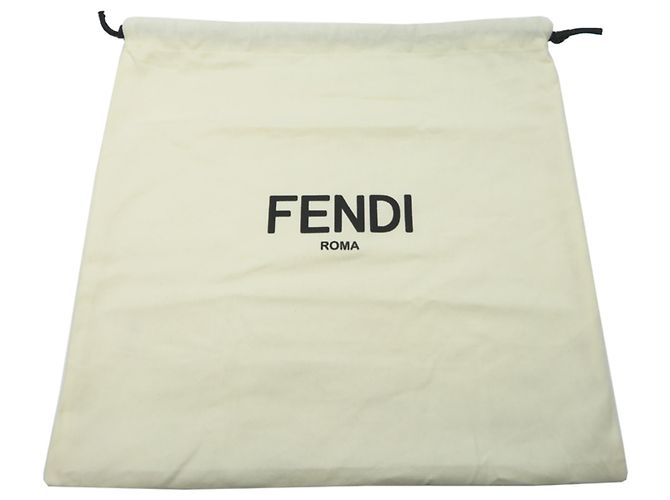 Borsa Clutch Fendi Bugs Blu navy - vista 8