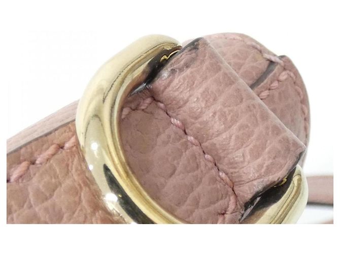 Borsa in pelle rosa Gucci - vista 3