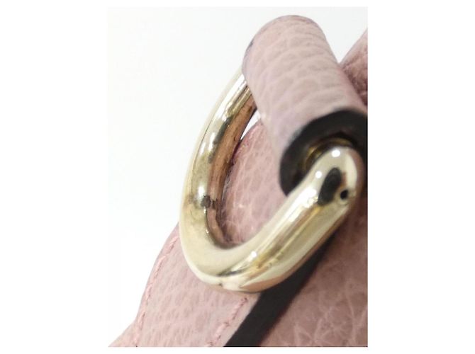 Borsa in pelle rosa Gucci - vista 4