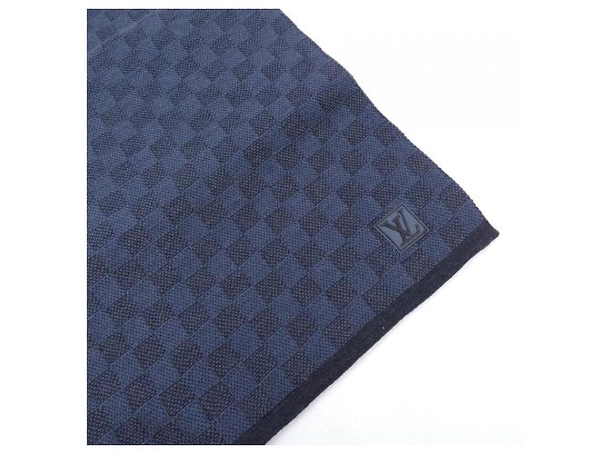 Schal Petit Damier M70030 Louis Vuitton Marineblau - Ansicht 2