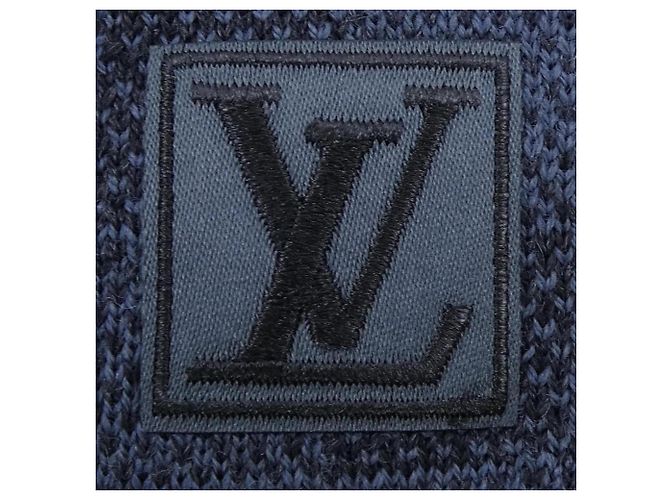 Schal Petit Damier M70030 Louis Vuitton Marineblau - Ansicht 4