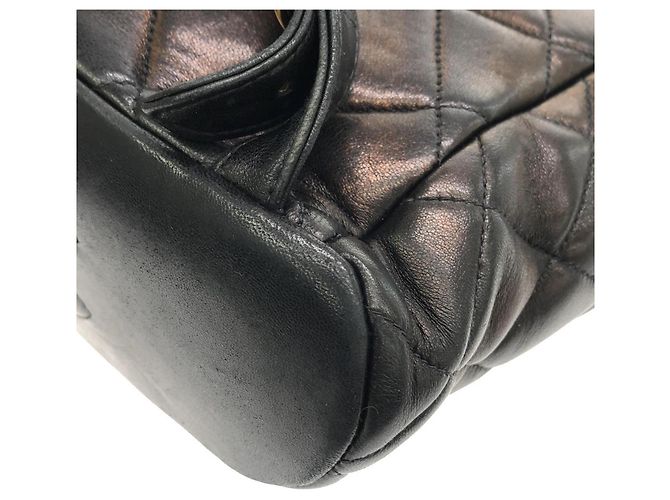Chanel 04194 Leder-Rucksack Schwarz - Ansicht 3
