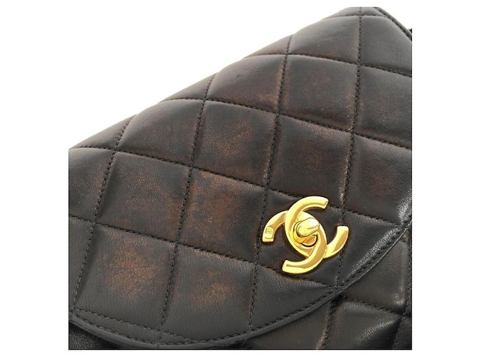 Chanel 04194 Leder-Rucksack Schwarz - Ansicht 4