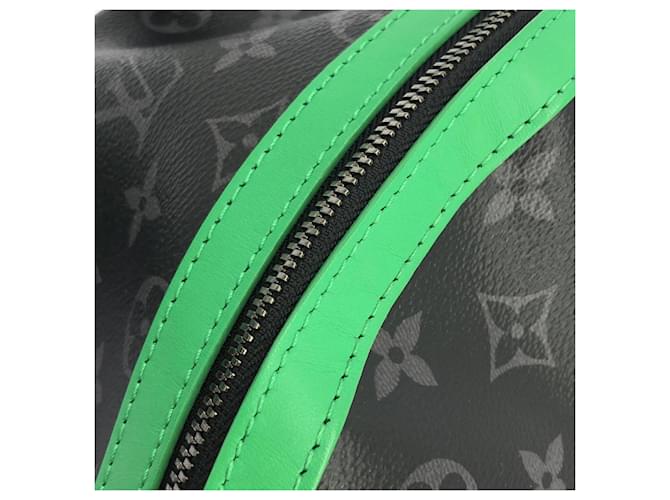 Zaino Discovery Monogram Eclipse Louis Vuitton Nero Verde - vista 5