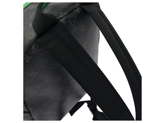 Zaino Discovery Monogram Eclipse Louis Vuitton Nero Verde - vista 7
