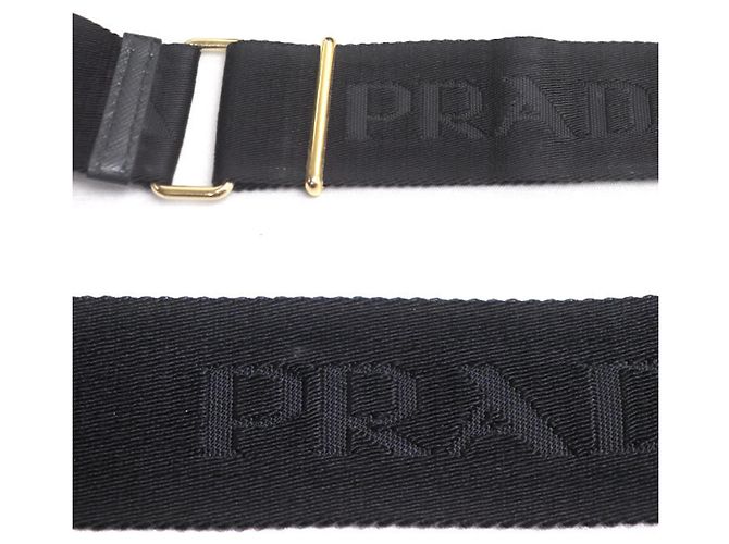 Borsa a Spalla Prada Saffiano Lux 2 in 1 Nero - vista 5
