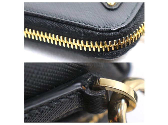 Borsa a Spalla Prada Saffiano Lux 2 in 1 Nero - vista 7