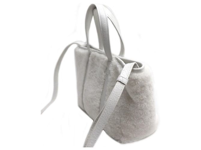 Everyday Borsa a Spalla Balenciaga Barbes Small 2-Way Bianco - vista 2