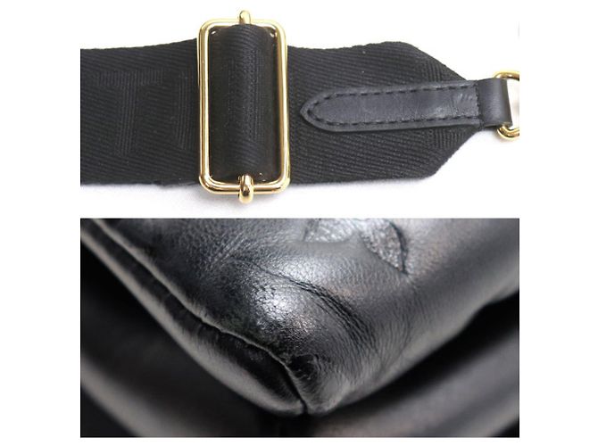 Borsa a spalla Coussin PM in pelle Monogram goffrata Louis Vuitton Nero - vista 8