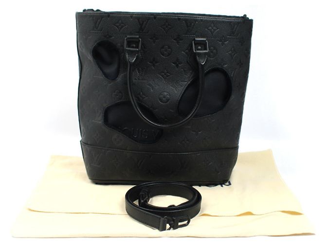 Borsa a Spalla 2 in 1 Louis Vuitton x Comme des Garçons Nero - vista 9