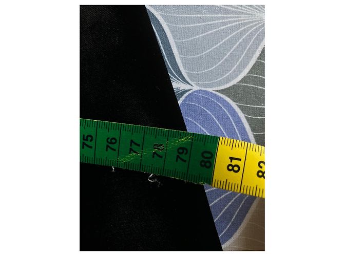 Falda maxi de terciopelo Yves Saint Laurent Negra Negro - vista 6
