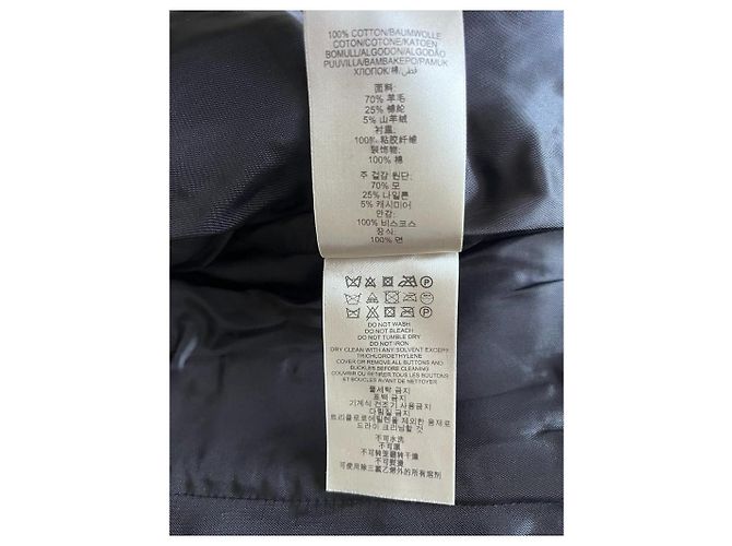 Abrigo Burberry Brit Charcottley de lana y cachemira negro - vista 7