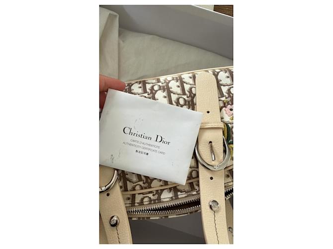 Borsa da bowling Dior Monogramma Floreale Marrone Multicolore Beige - vista 6