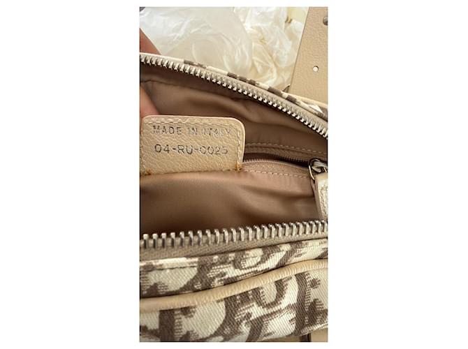 Borsa da bowling Dior Monogramma Floreale Marrone Multicolore Beige - vista 7