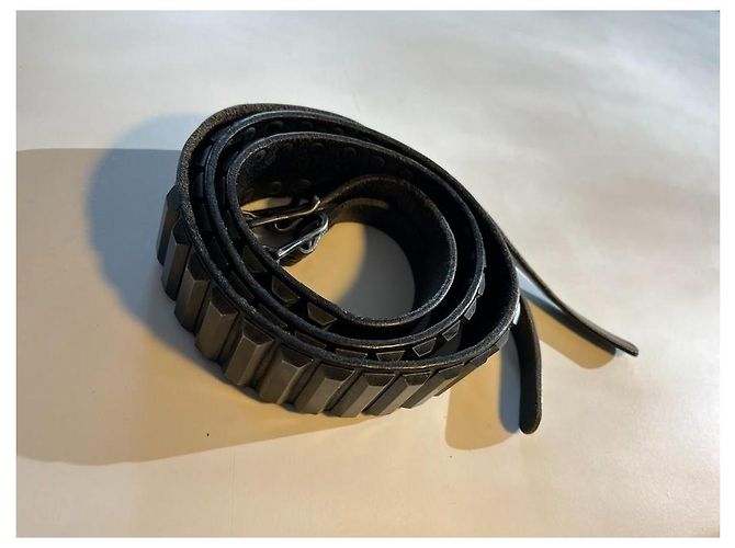 Diesel Slug belt black leather - view 2