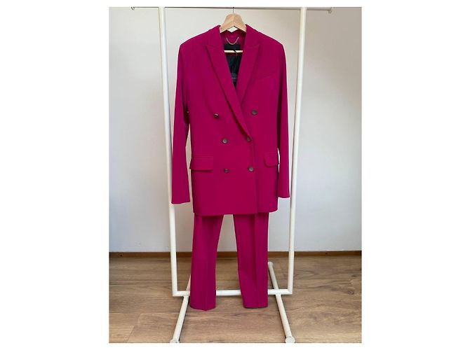Autre Marque Conjunto Katerina Kvit rosa de seda - vista 13