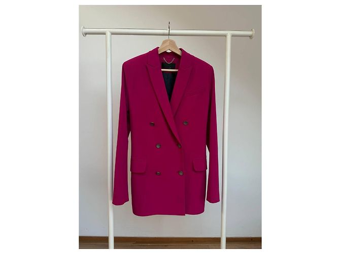 Autre Marque Conjunto Katerina Kvit rosa de seda - vista 17