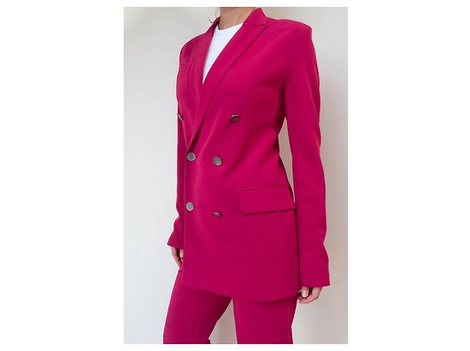 Autre Marque Conjunto Katerina Kvit rosa de seda - vista 2