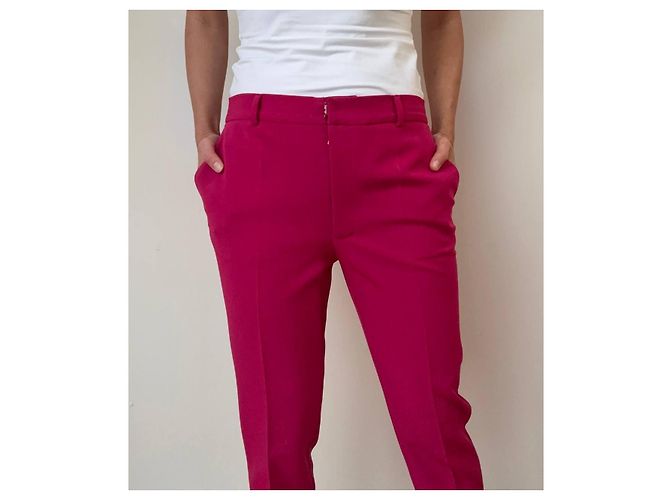 Autre Marque Conjunto Katerina Kvit rosa de seda - vista 4