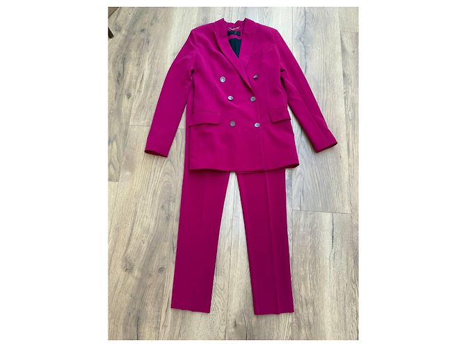 Autre Marque Conjunto Katerina Kvit rosa de seda - vista 7