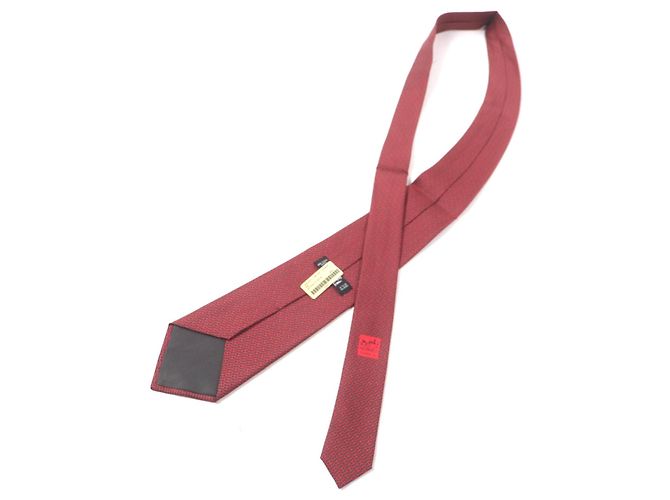 Cravatta in seta Chaine d'Ancre di Hermès Grigio - vista 4