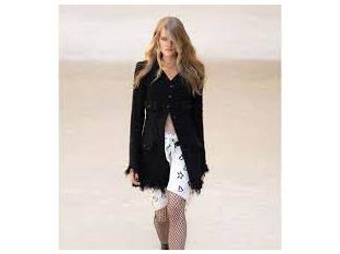Timeless Abrigo de algodón y poliamida Chanel 22C P71826 Negro - vista 10