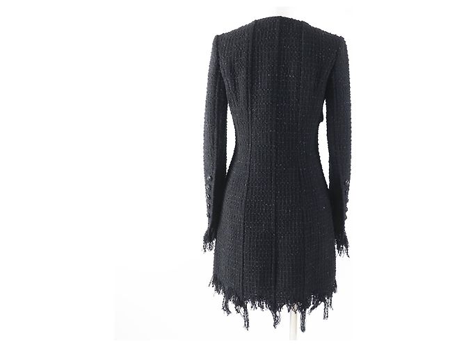 Timeless Abrigo de algodón y poliamida Chanel 22C P71826 Negro - vista 4