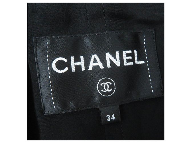 Timeless Abrigo de algodón y poliamida Chanel 22C P71826 Negro - vista 6