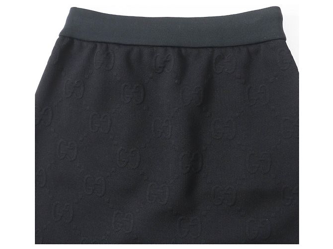 Polyesterrock mit GG-Muster von Gucci Schwarz - Ansicht 4