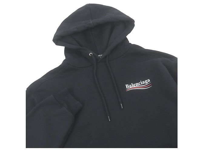 Everyday Sudadera de algodón con estampado de logo de campaña Balenciaga Negro - vista 2