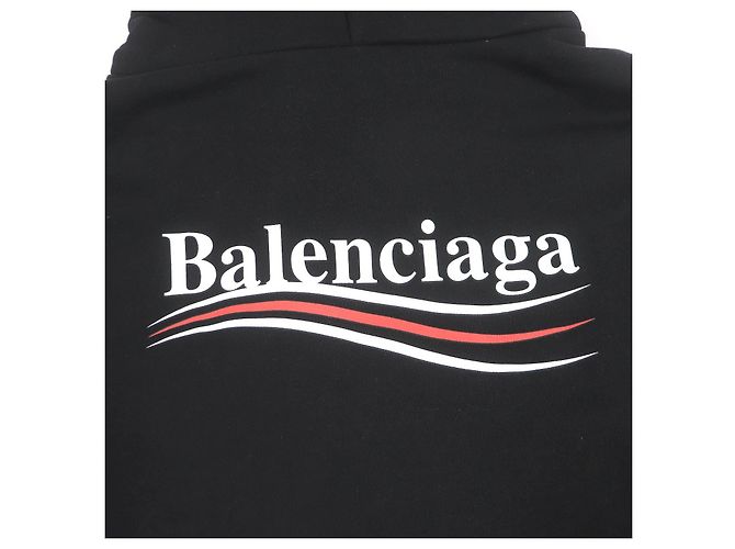 Everyday Sudadera de algodón con estampado de logo de campaña Balenciaga Negro - vista 4