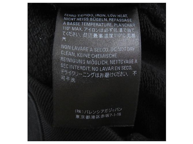 Everyday Sudadera de algodón con estampado de logo de campaña Balenciaga Negro - vista 7
